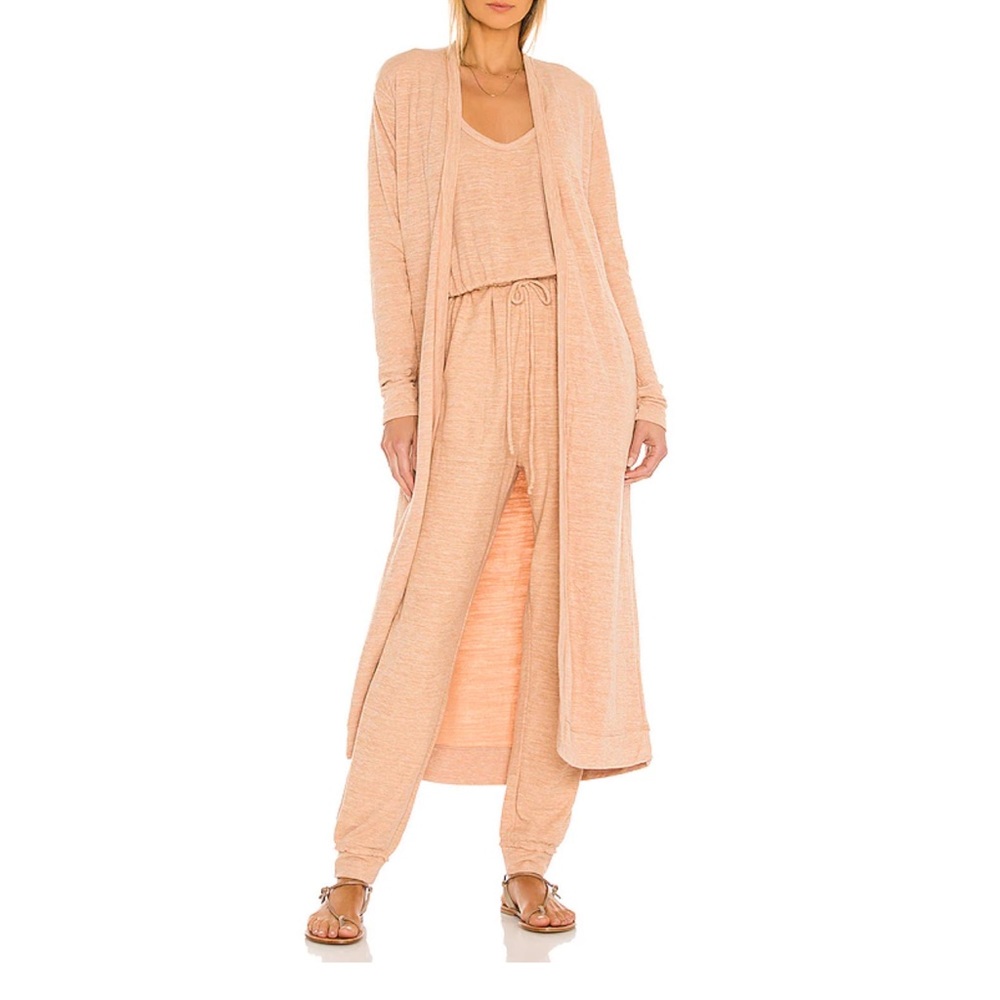 Free People Bicoastal Romper Set ~ Papaya Sun ~ SM